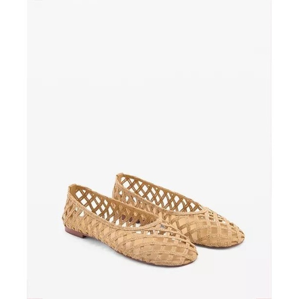 mango NATURAL FIBER BALLET FLATS - Picture 2 of 11